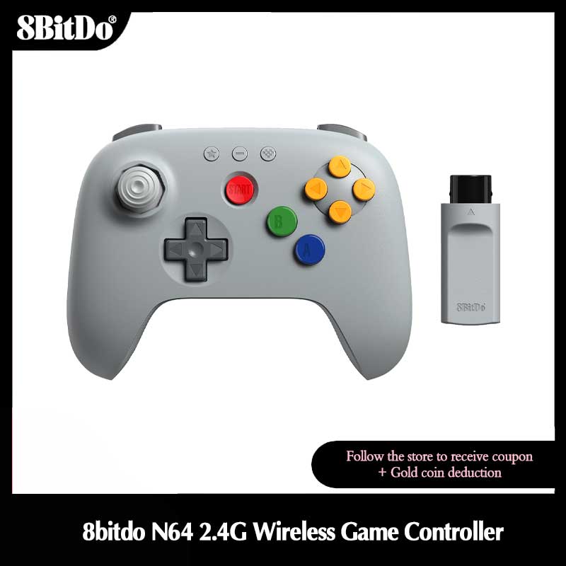 8BitDo N64 2.4G 무선 게임 컨트롤러(홀 효 - Board Game Android 리뷰 및 가격